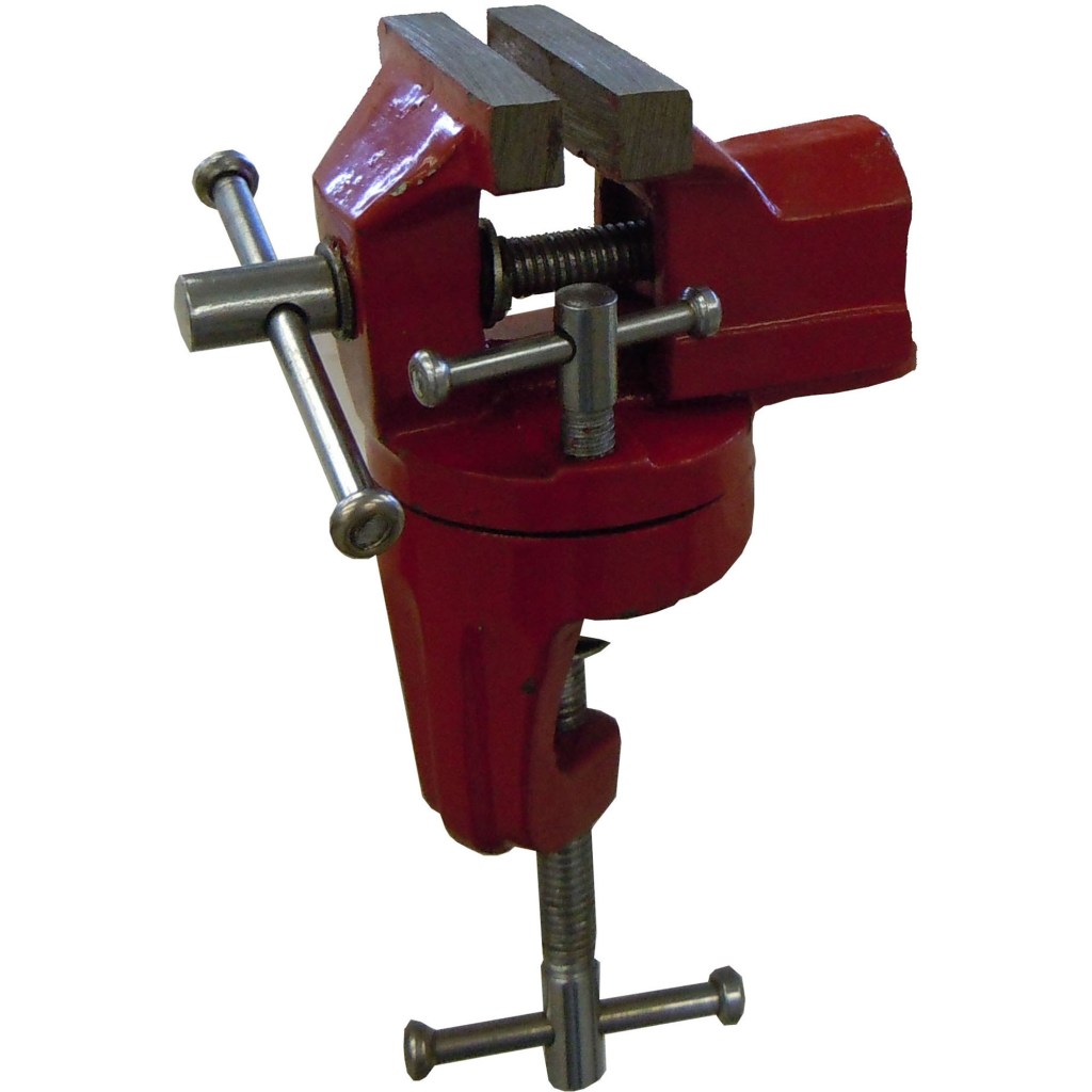 60 MM. CLAMP ON MINI VISE, FIXED