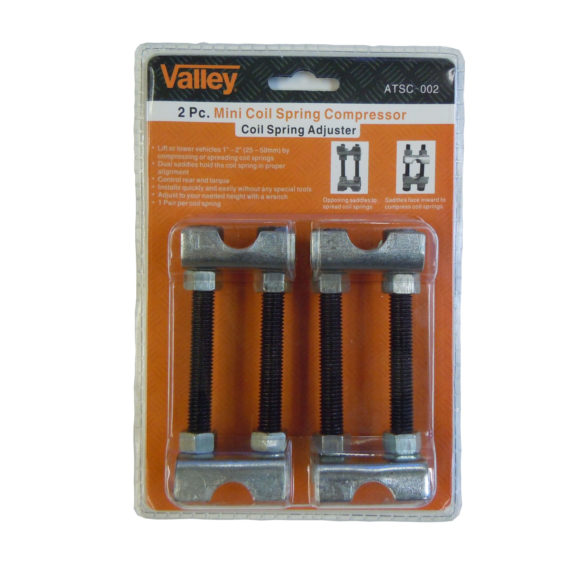 2 PC. MINI COIL SPRING COMPRESSOR (BLISTER) - Image 2
