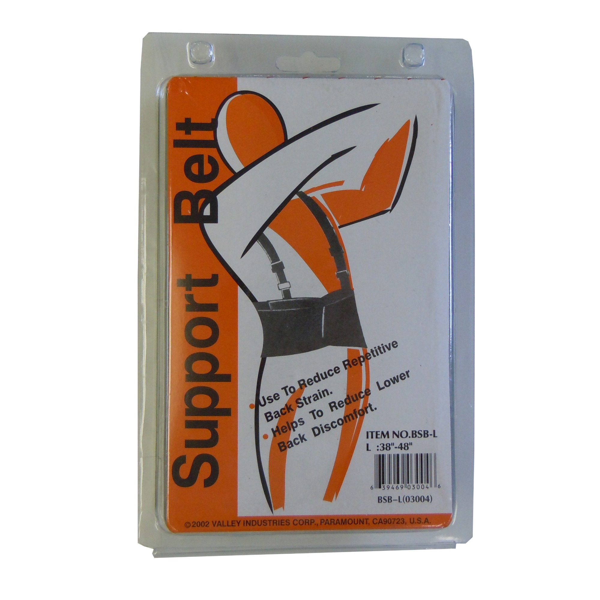 BACK SUPPORT BELT (LARGE) 38"-42" - Image 2