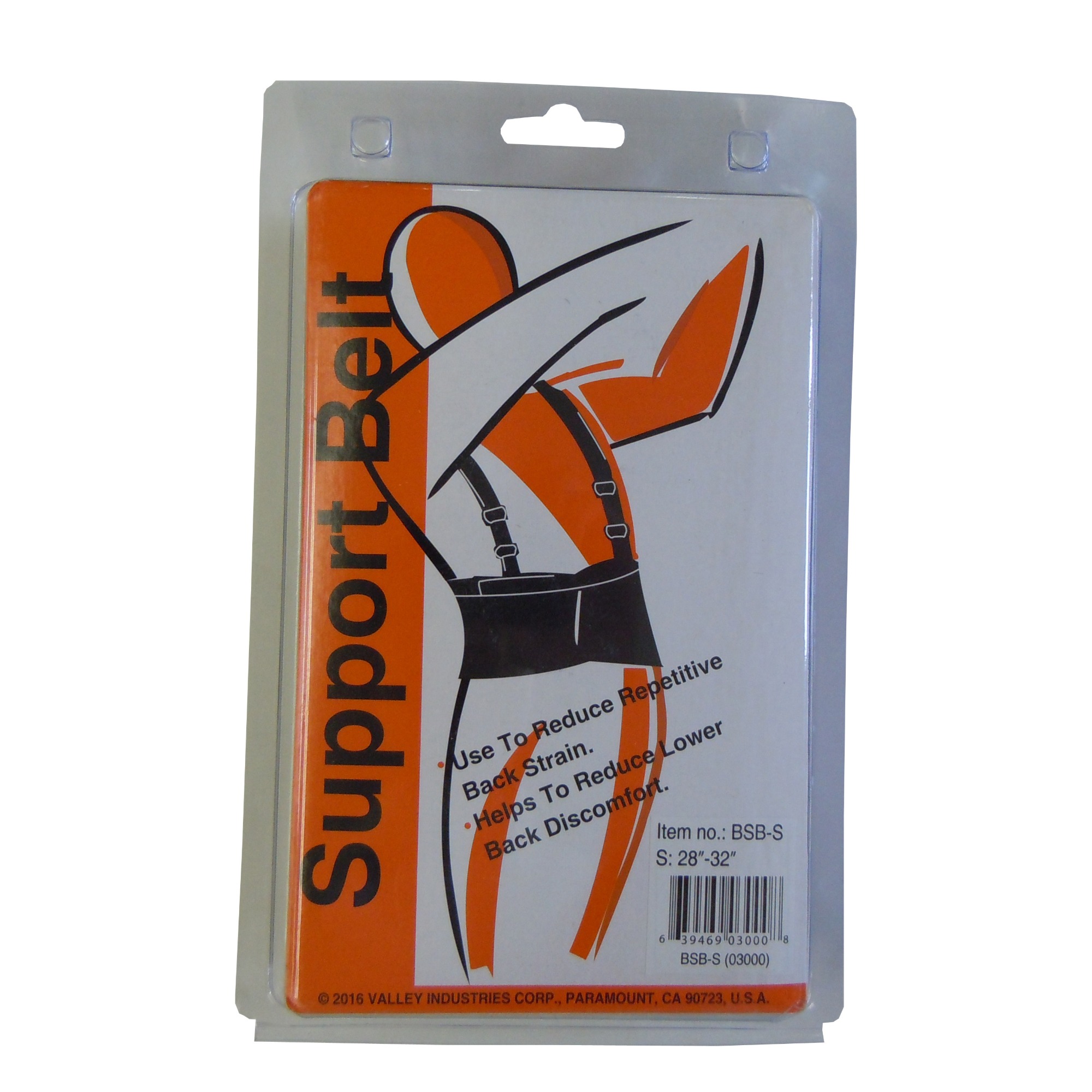 BACK SUPPORT BELT (SMALL) 28"-32" - Image 2
