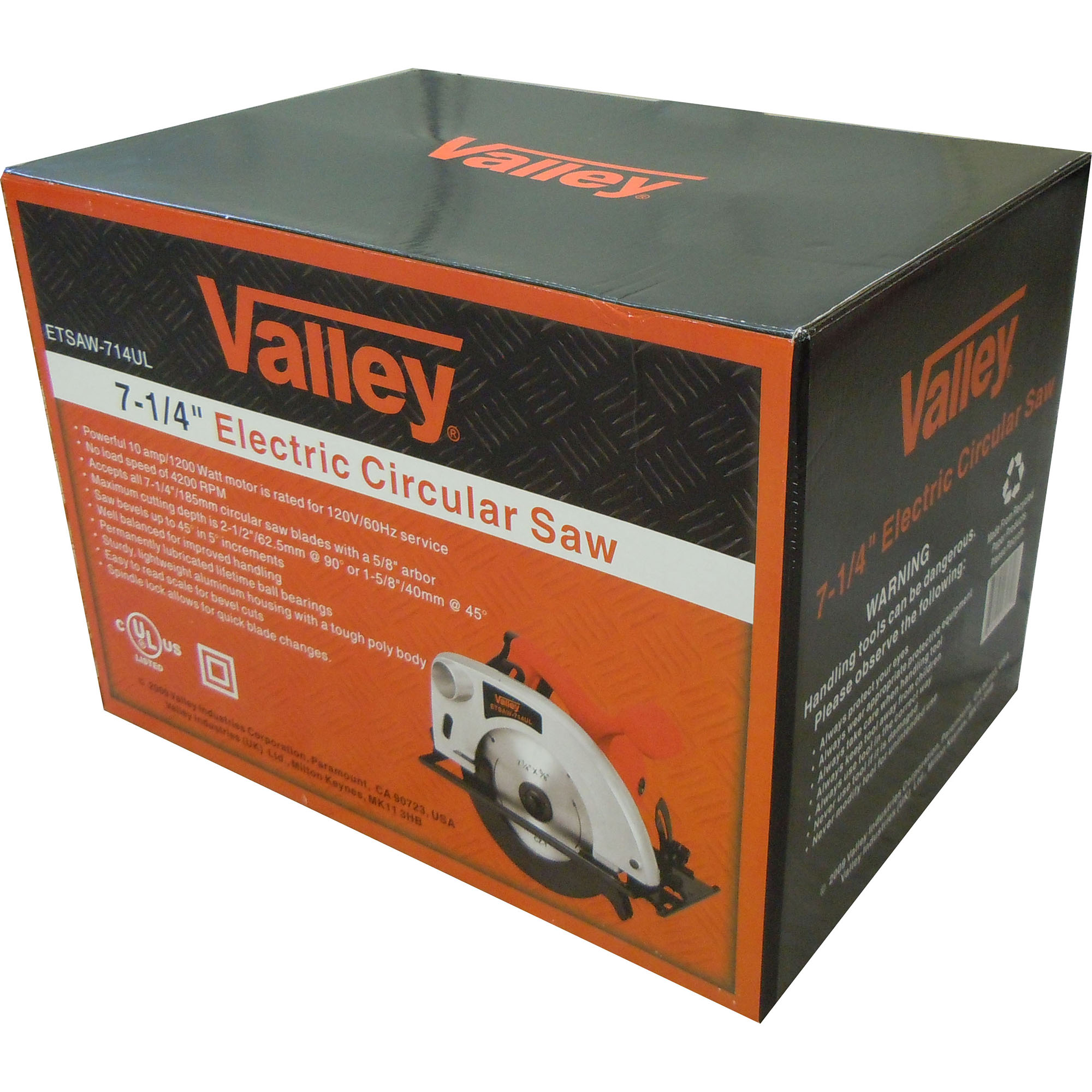 7-1/4" ELECTRIC CIRCULAR SAW, 10 AMP, (CUL) - Image 2