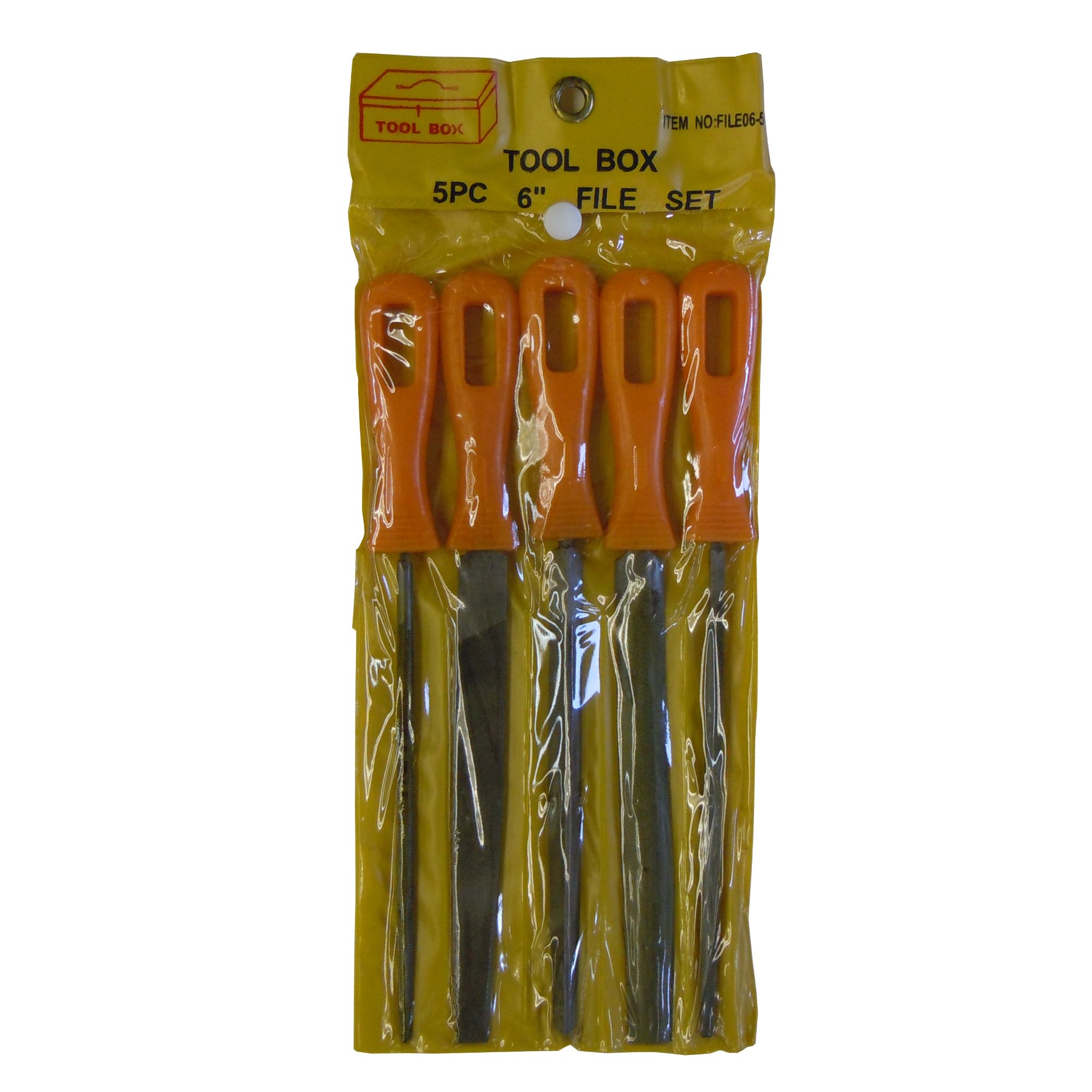 5 PC. 6" FILE ASSORTMENT WITH POUCH - Image 2