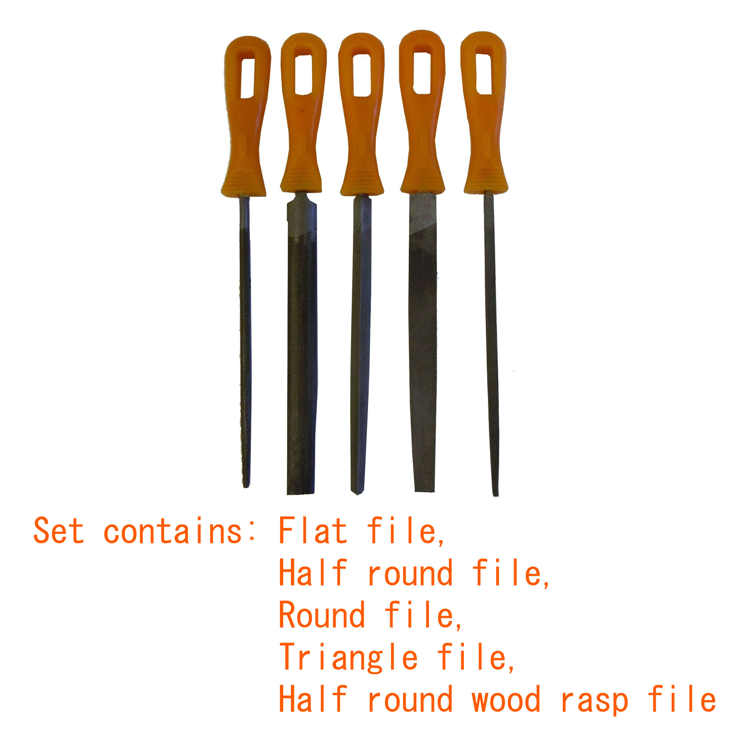 5 PC. 6" FILE ASSORTMENT WITH POUCH - Image 3