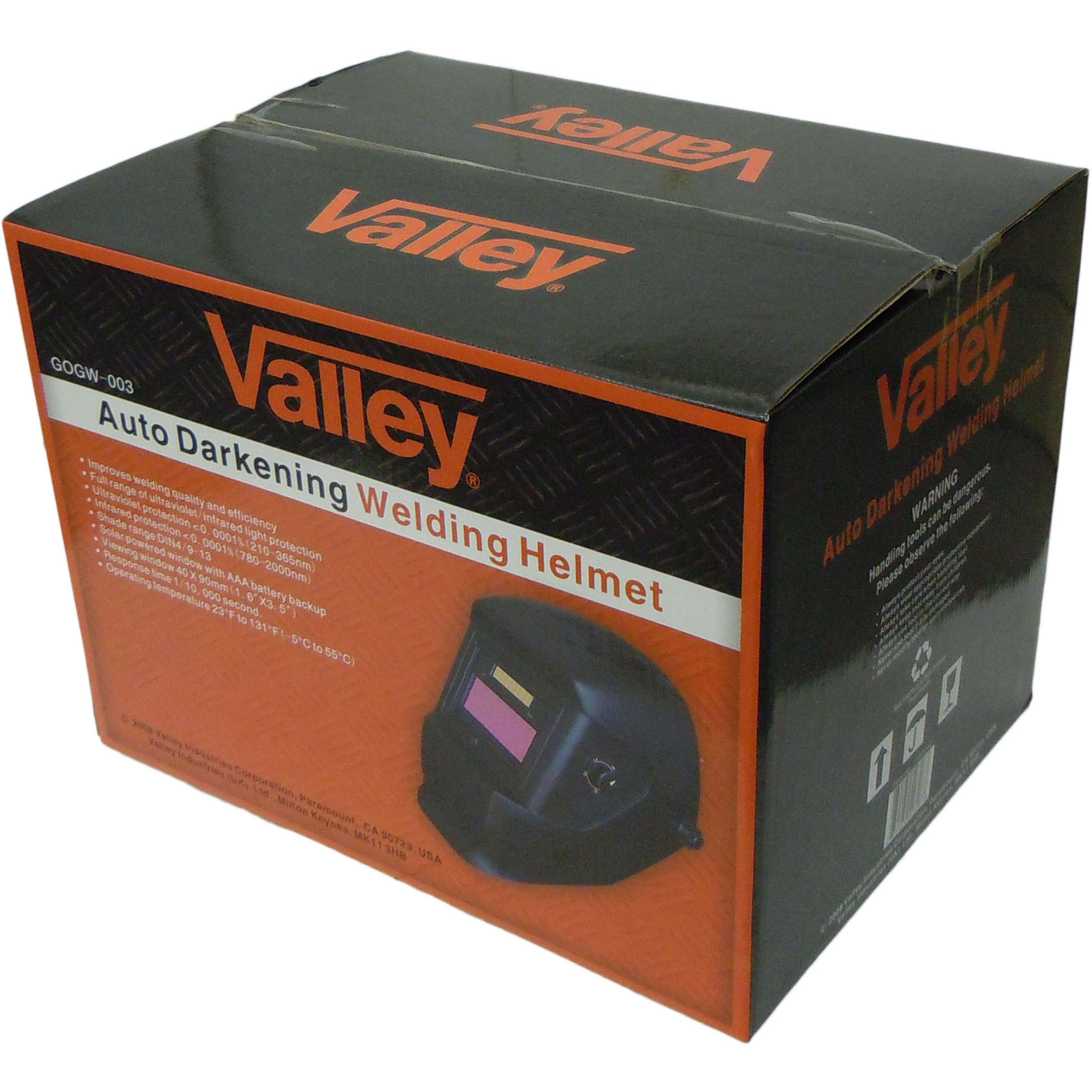 AUTO DARKENING WELDING HELMET, SOLAR CHARGER - Image 2