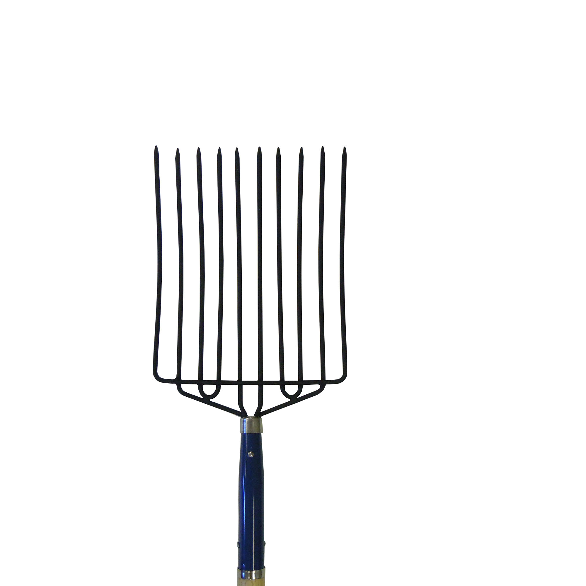 10 TINE MANURE/BEDDING FORK, 30" WOOD HANDLE, D-GRIP - Image 4
