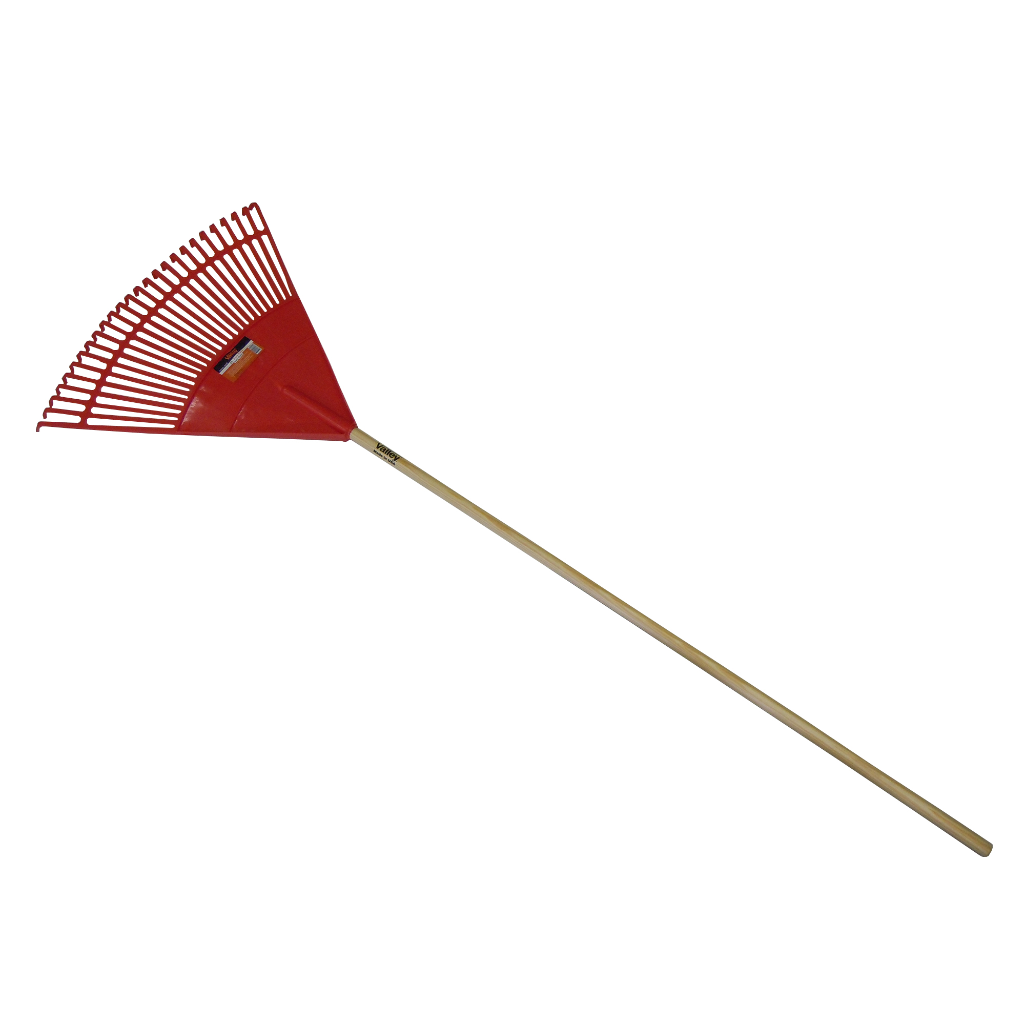 24" X 26T POLY RAKE, 54" HARDWOOD HANDLE (K-D) PROMO - Image 2