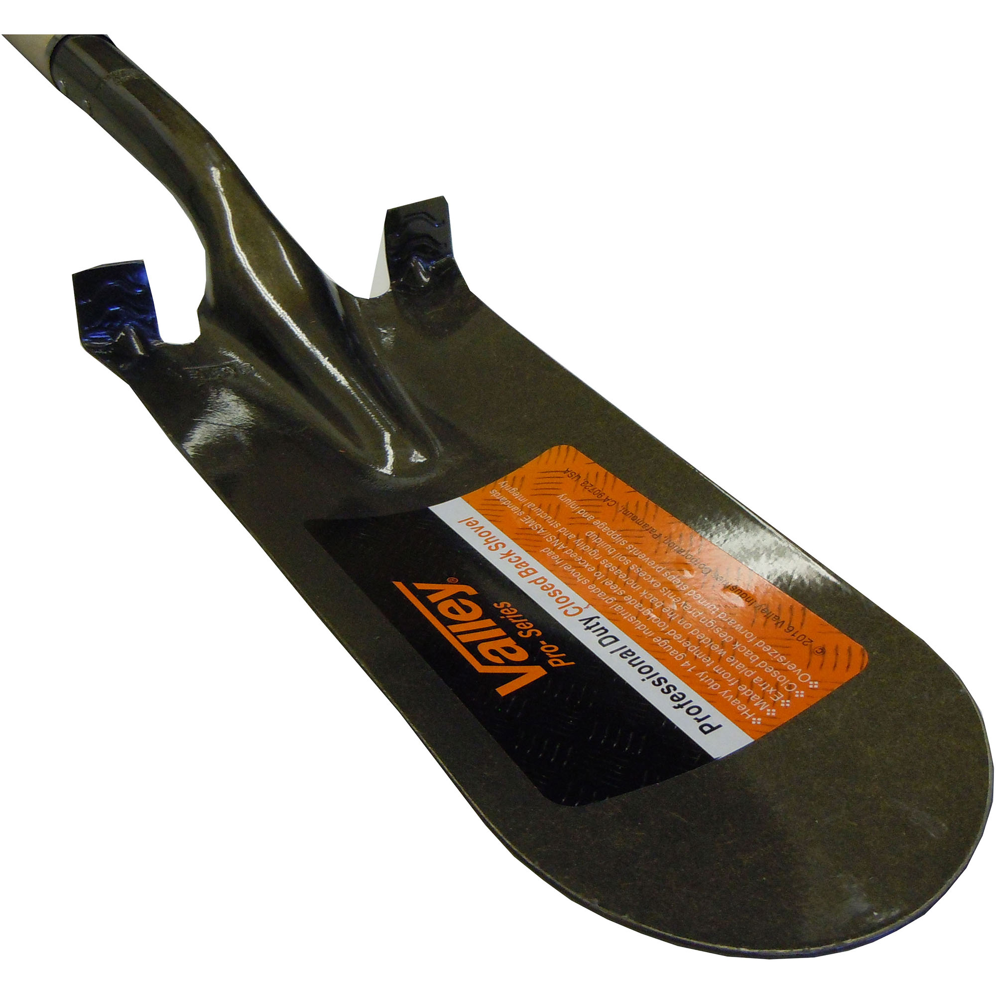 14" DRAIN SHOVEL-CLOSED BACK, 48" SOLID FIBERCORE™ HANDLE - RED - Image 3