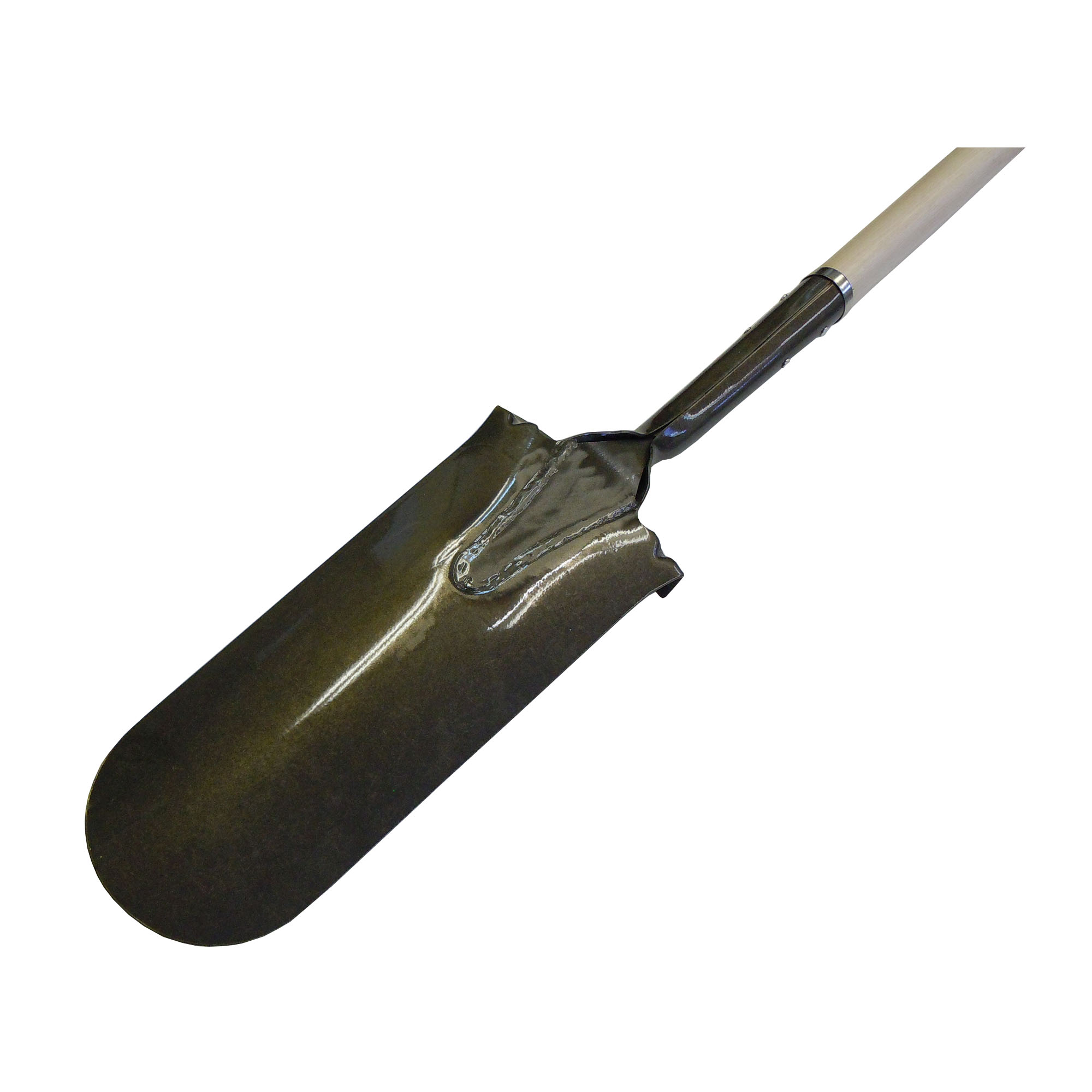 14" DRAIN SHOVEL-CLOSED BACK, 48" SOLID FIBERCORE™ HANDLE - RED - Image 4