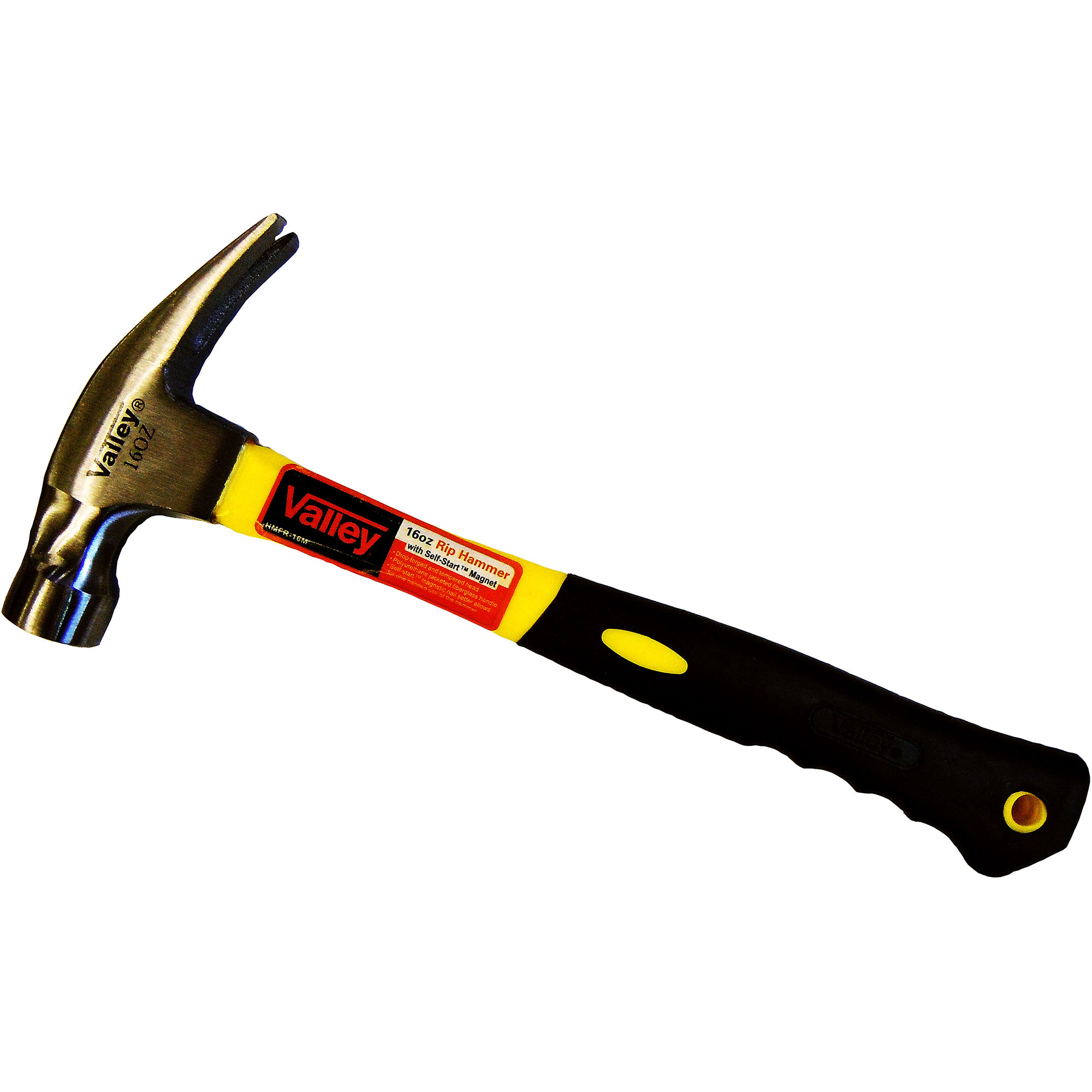 16 OZ. SELF-START™ MAGNET STRAIGHT RIP HAMMER, F/G HDL. - Image 2