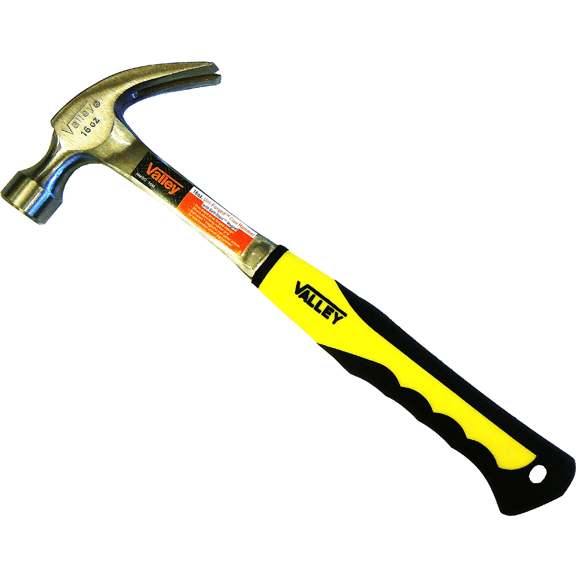 16 OZ. MAGNETIC CURVED CLAW HAMMER, UNI-FORGED™ STEEL HDL. - Image 2