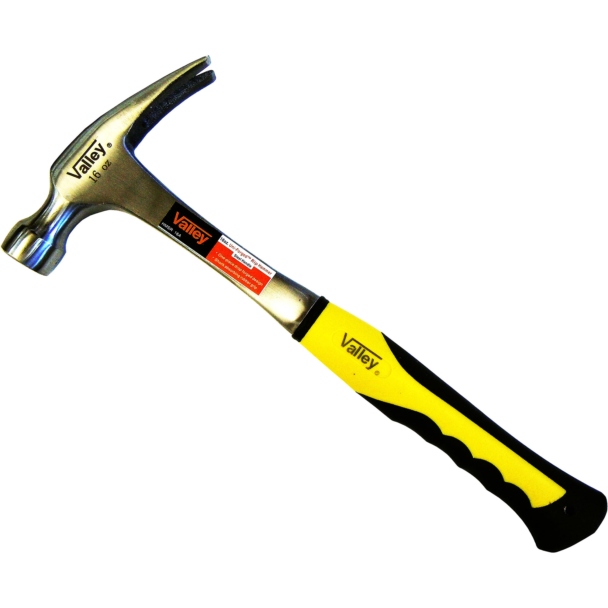 16 OZ. STRAIGHT RIP HAMMER, UNI-FORGED™ STEEL HANDLE - Image 2