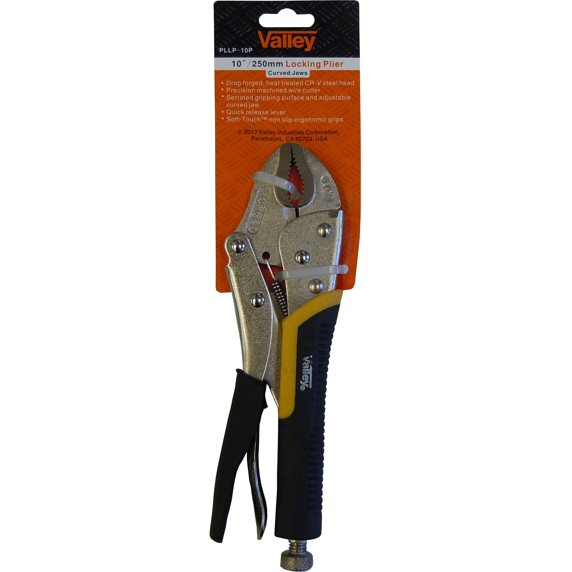 10" LOCKING PLIER, CR-V, SURE-GRIP™ HANDLE, TAGGED - Image 3
