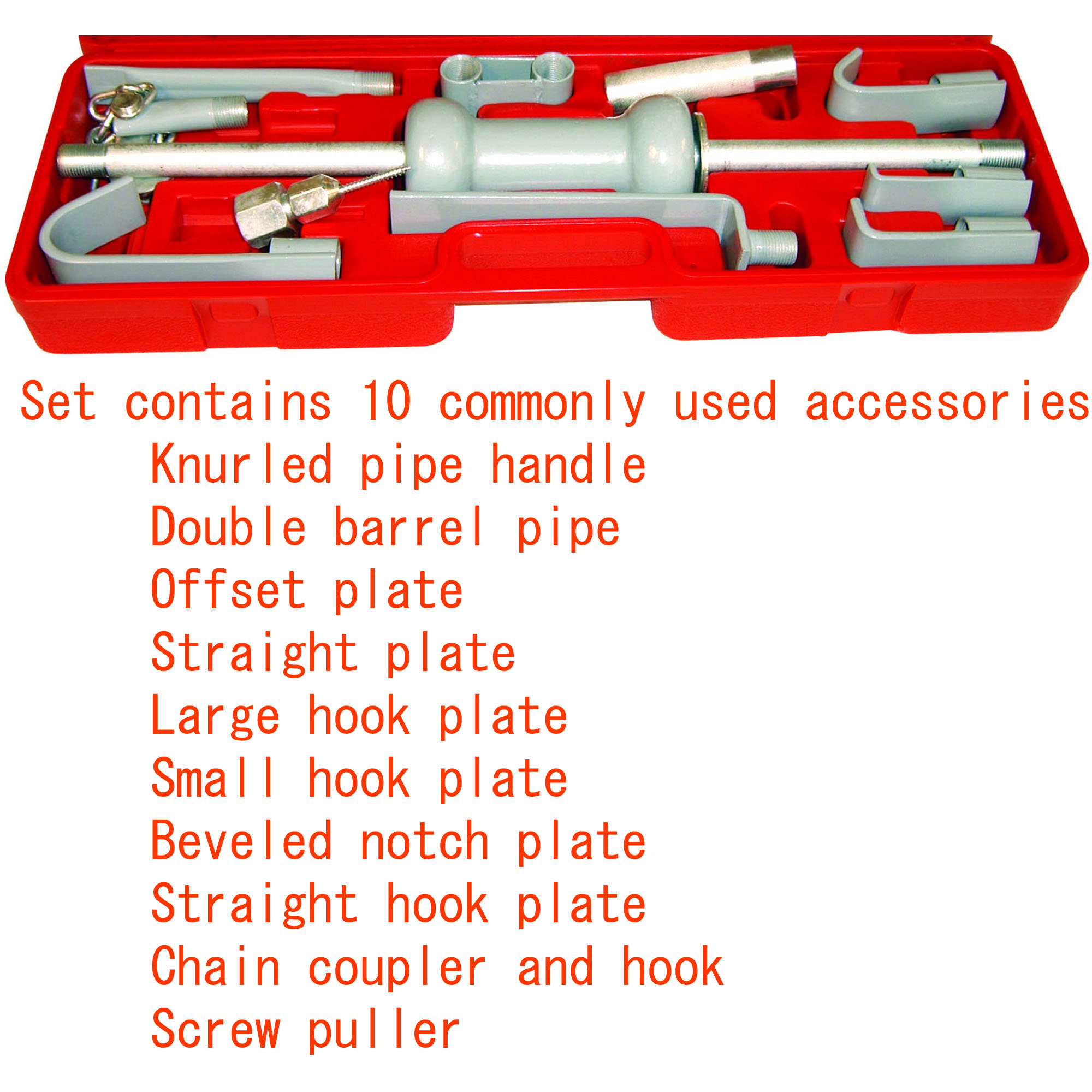 DENT PULLER, 10 LB., 10 PC. SET, PVC BOX - Image 2