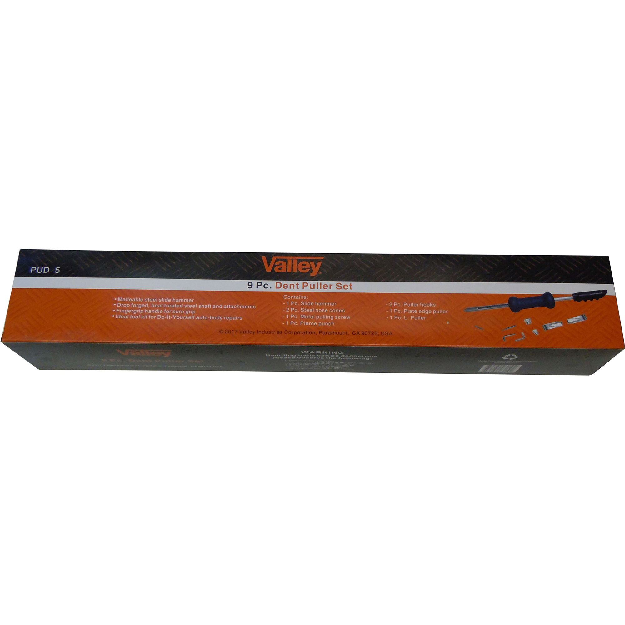 DENT PULLER, 5 LB., 9 PC. SET, COLOR BOX - Image 2