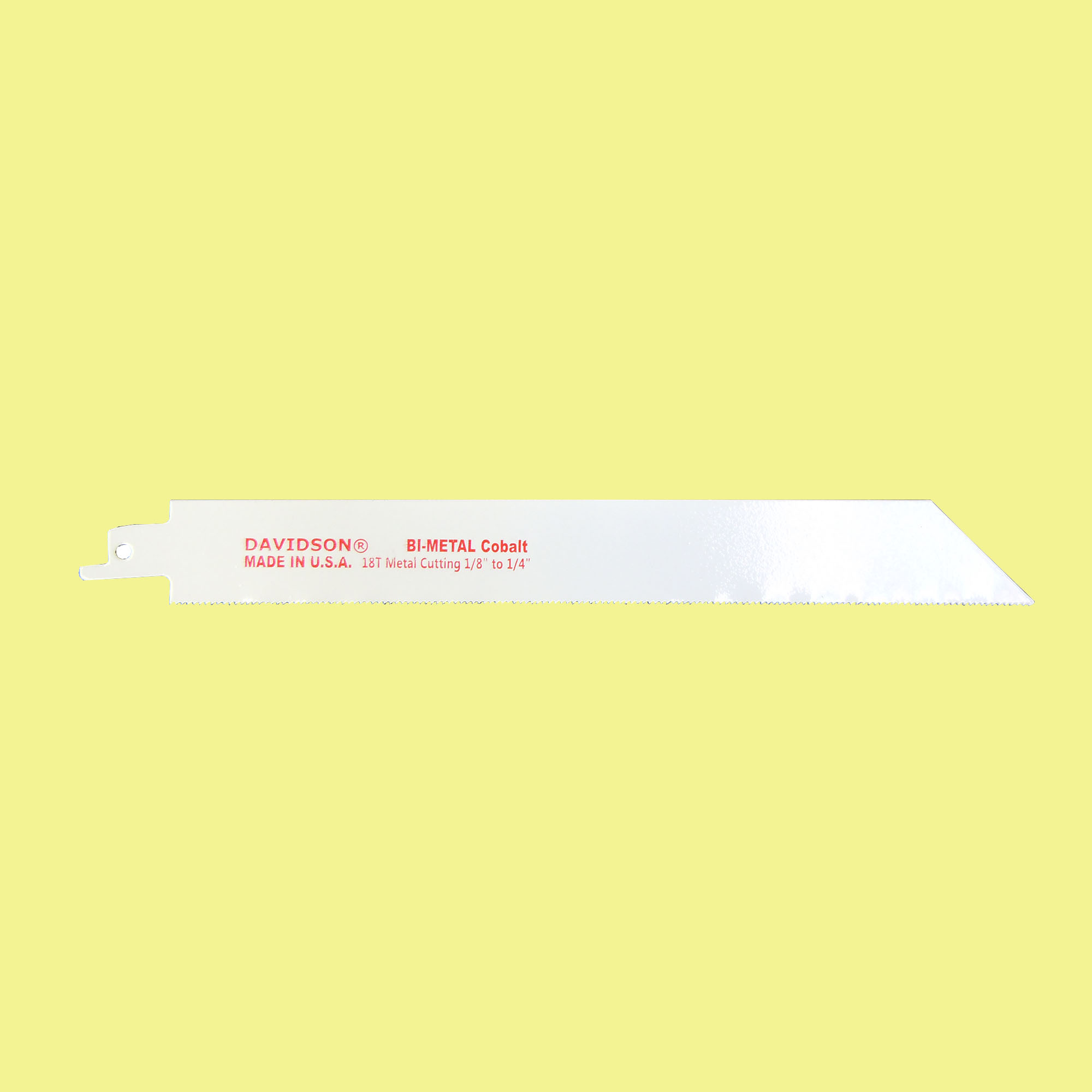 9"X18 TPI BI-METAL DEMO RECIPROCATING SAW BLADE ( BULK) 0.042" THICK - Image 2