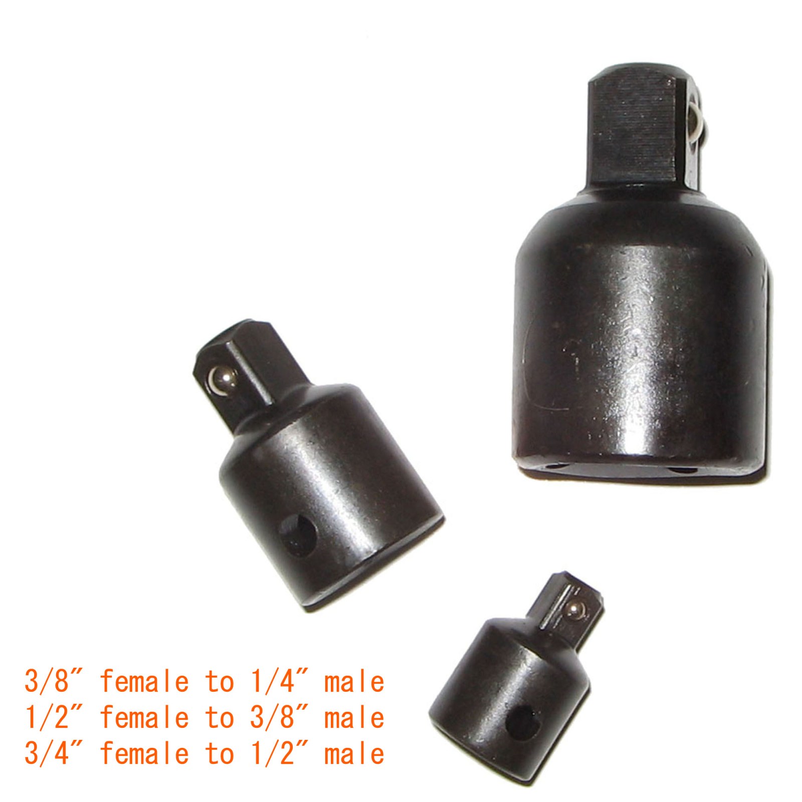 3 PC. IMPACT REDUCING SOCKET ADAPTER SET - Valley Industries Corporation