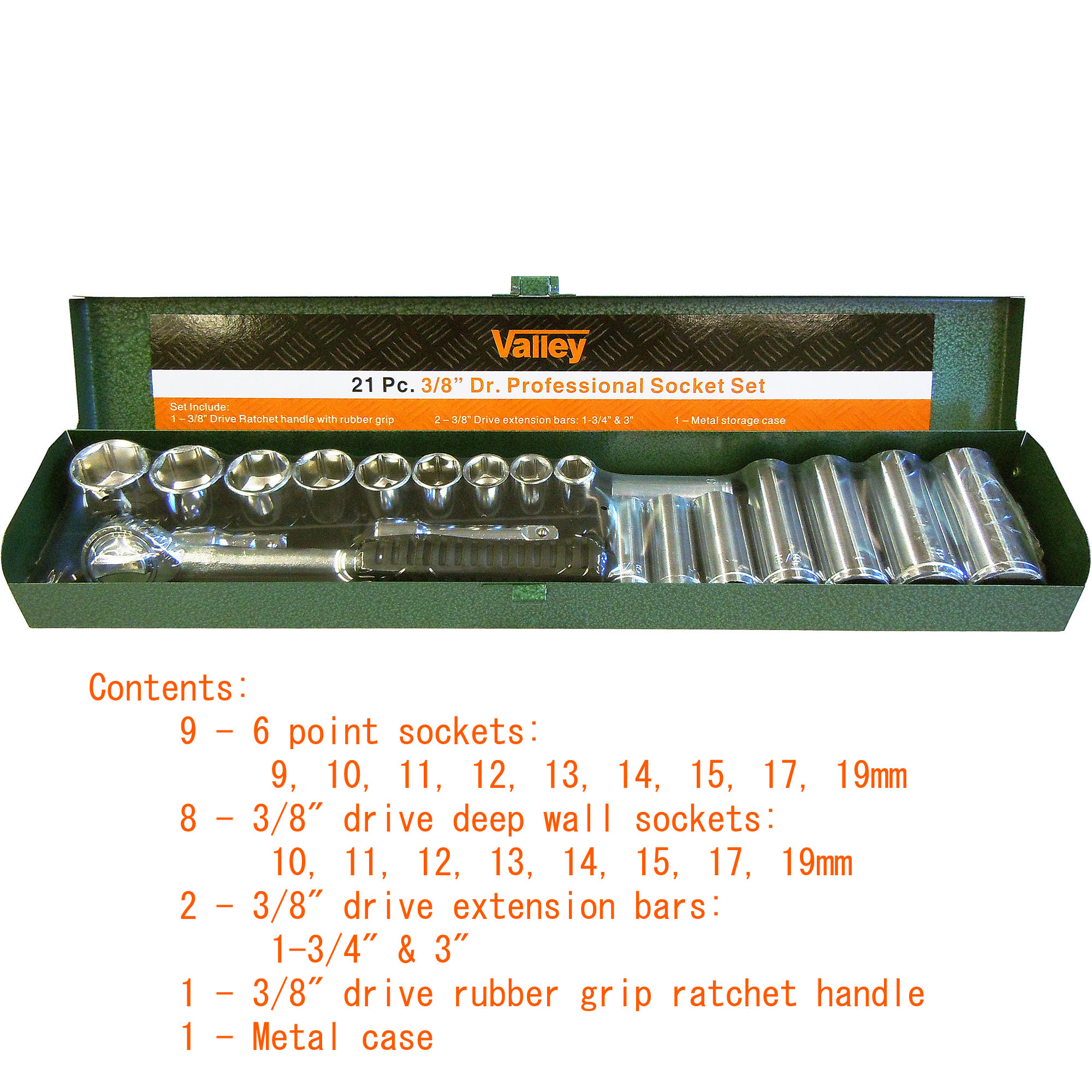 12 PC. 3/8