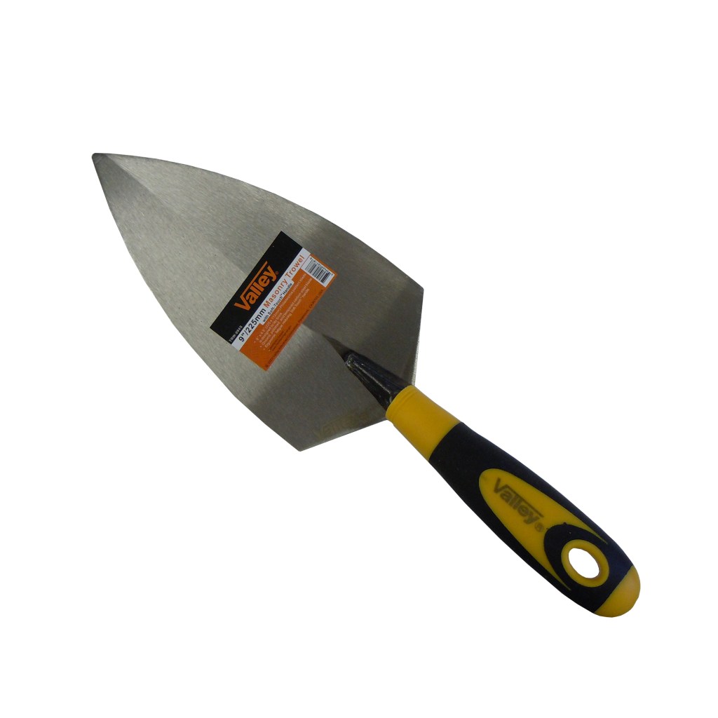 9" X 4.5" MASONRY TROWEL, SOFT-TOUCH™ HANDLE
