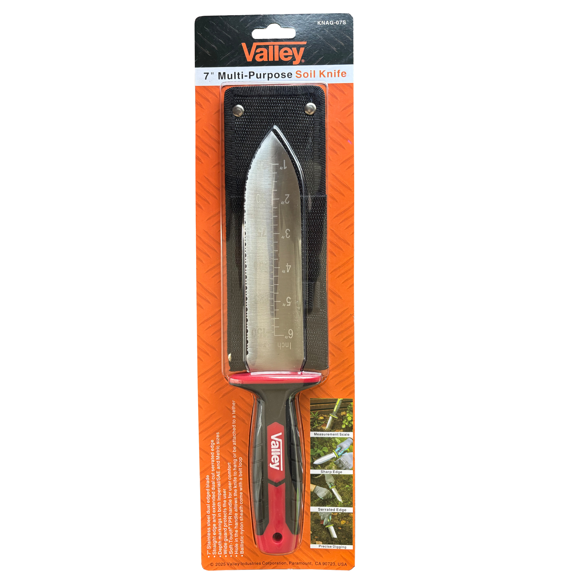 7" MULTI-PURPOSE SOIL KNIFE