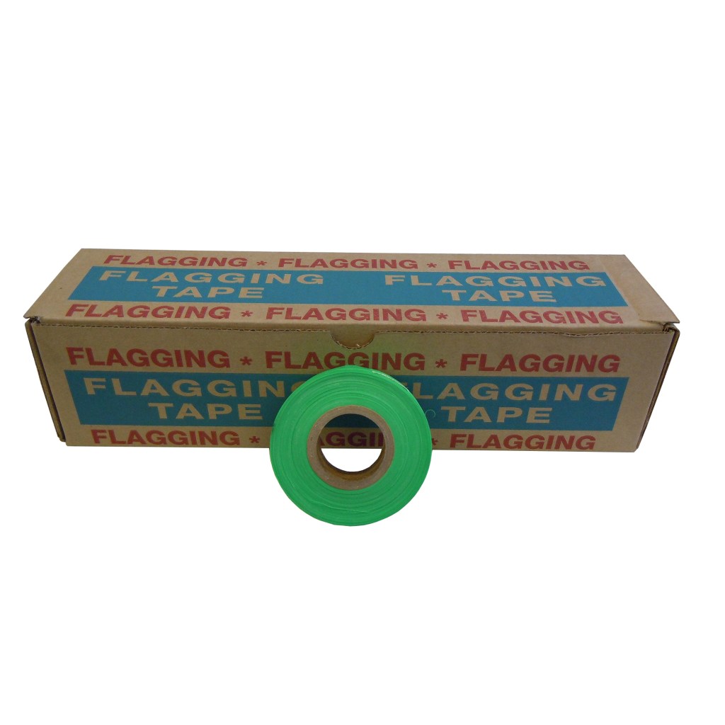 1.25X50YD FLAGGING TAPE - GREEN