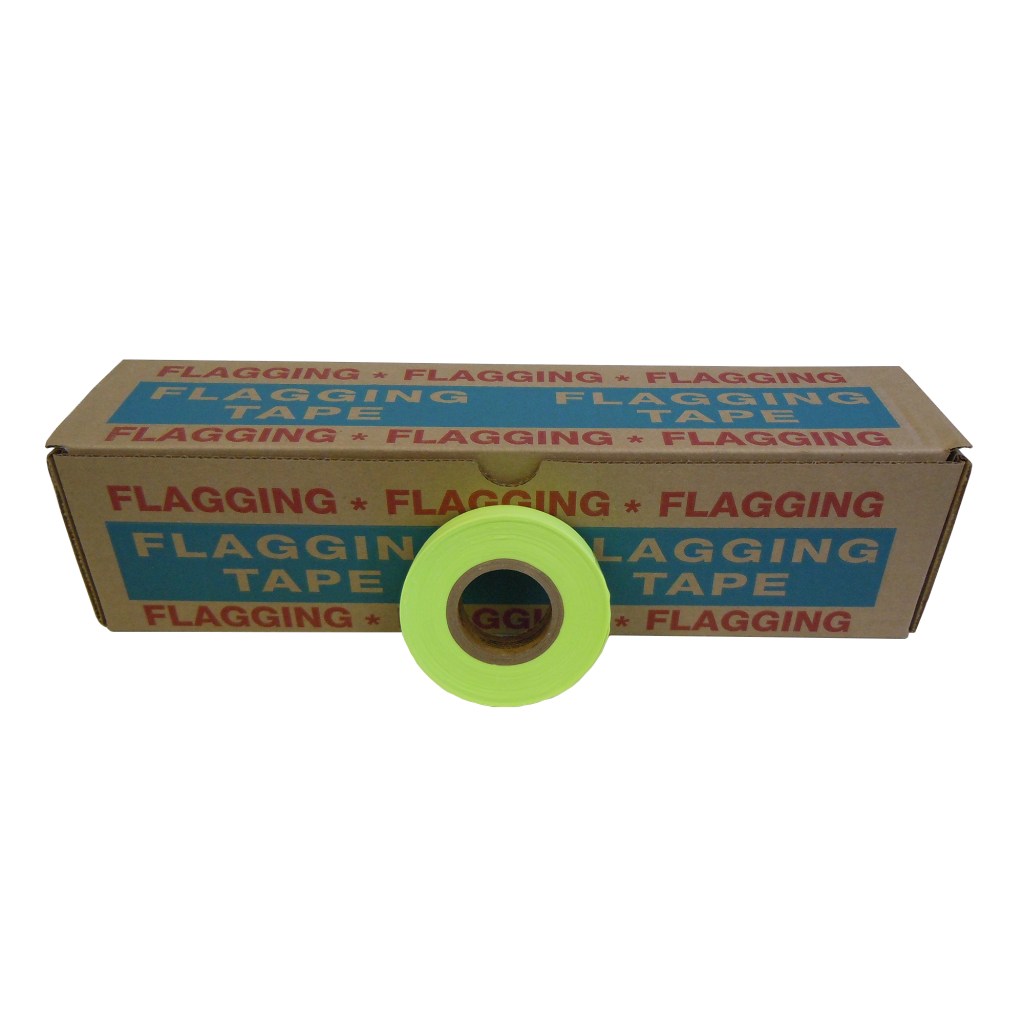 1.25X50YD FLAGGING TAPE - LIME