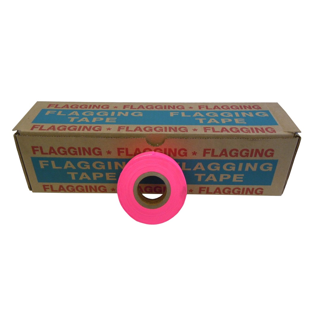 1.25X50YD FLAGGING TAPE - PINK