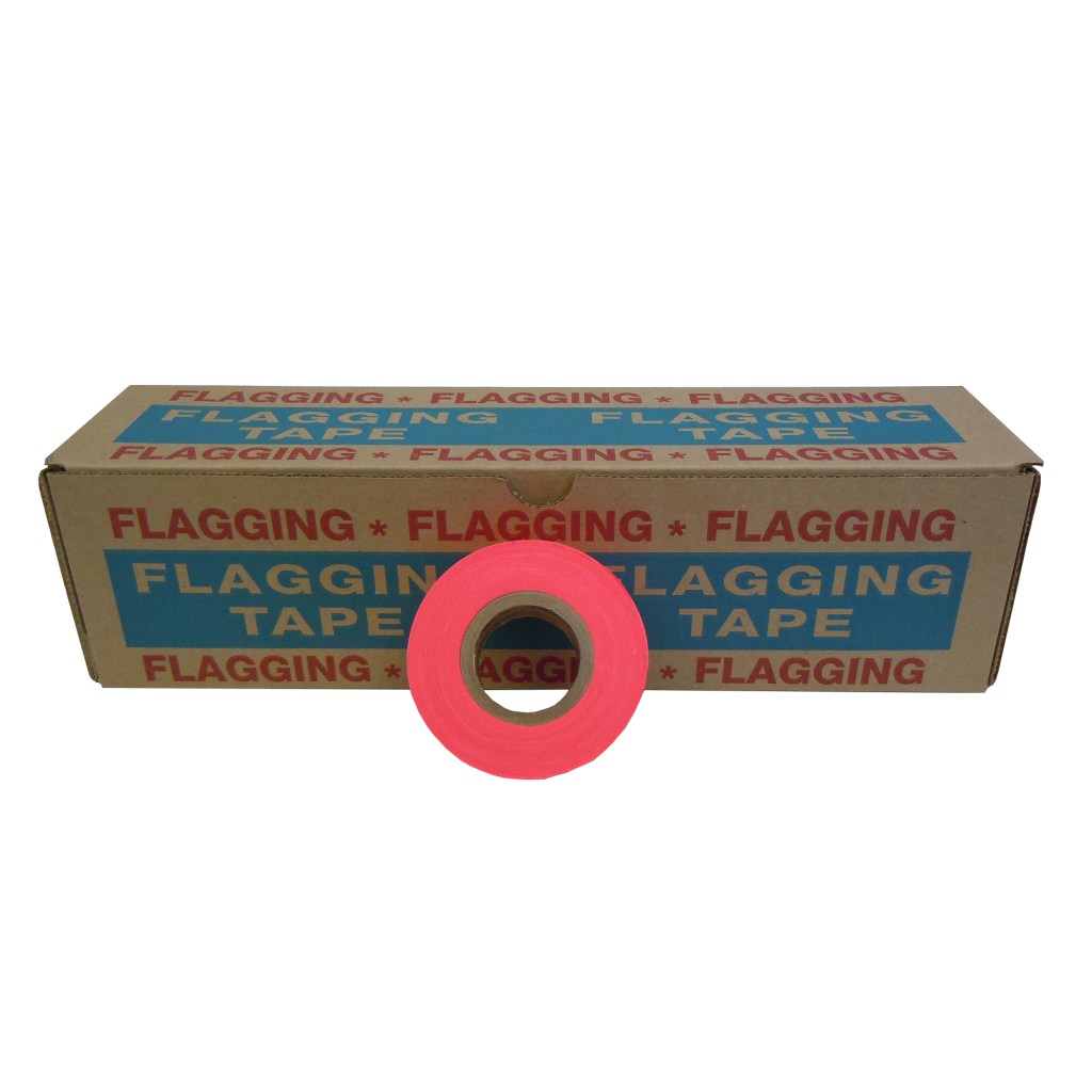 1.25X50YD FLAGGING TAPE - RED