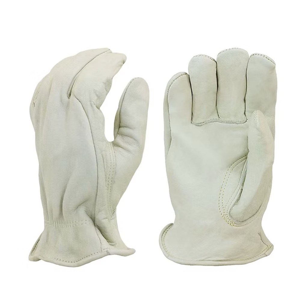 COWHIDE DRIVER GLOVE-UNLINED(LARGE)