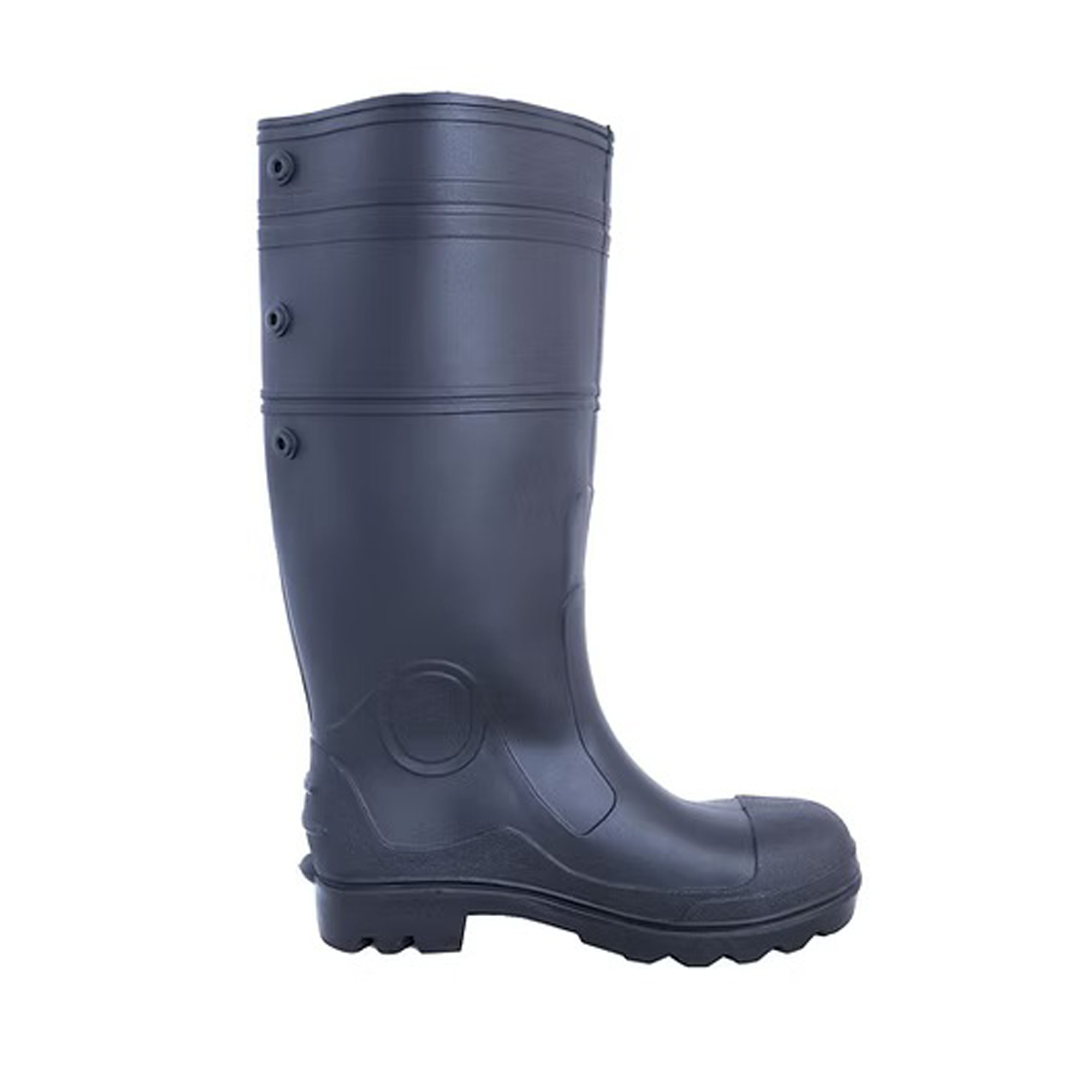 PVC BOOT-16″, BLACK, STEEL TOE- 10M, #86606 - Image 2